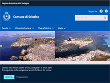 Tablet Screenshot of comune.stintino.ss.it
